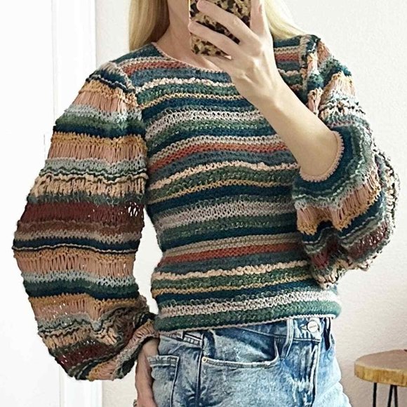 Ulla Johnson Electra Stripe Sweater - Picture 2 of 7